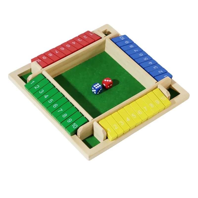 Four Sided Flip Cards Game Number Game Toys Children Parent-child Table Bar Party Casual Entertainment Game