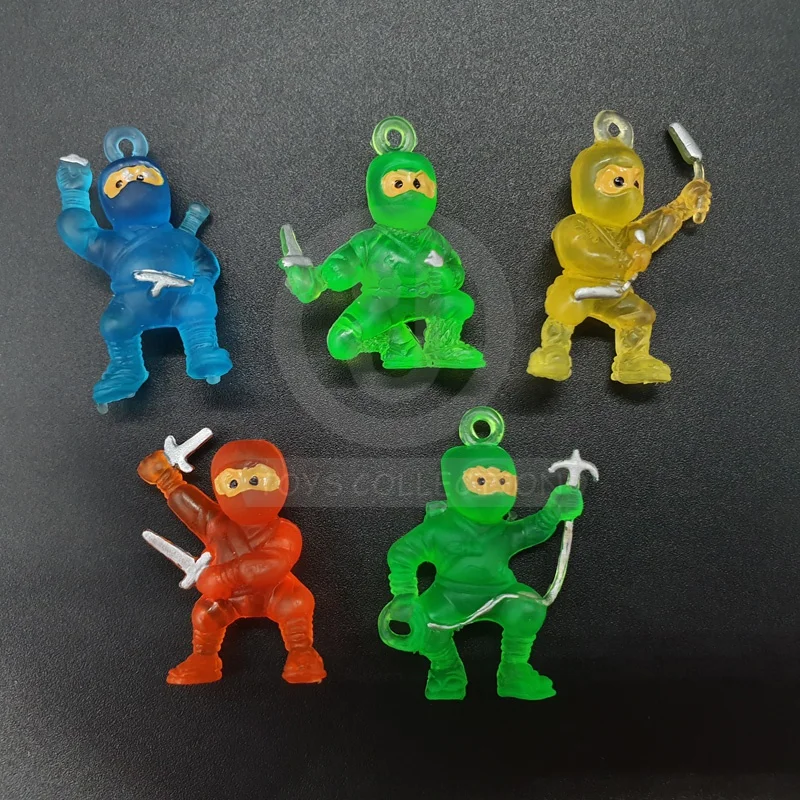 Wholesale 1 Inch 32 mm PVC Small Vending Mini Bath Toy With Painting Capsule Toys Bomb Ninja for