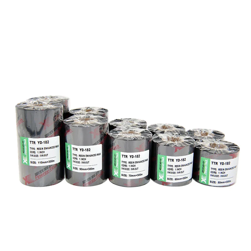 FINERAY High Performance Label Printer Ribbon Thermal Transfer Product Trademark Tag Printing Ribbon