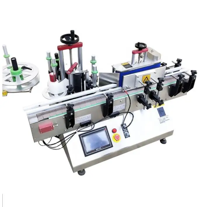 High Performance semi automatic round bottle labeling machine