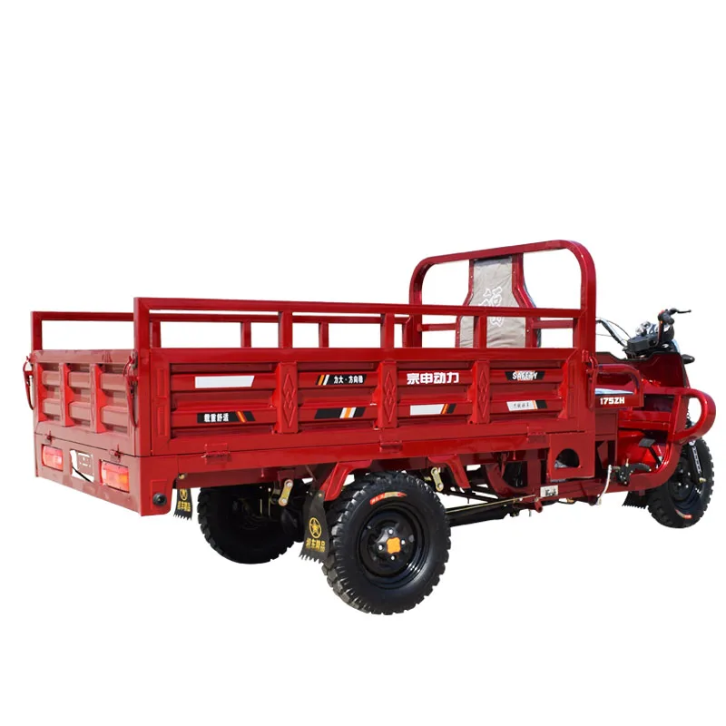 three wheel motorcycle cargo tricycle fuel oil motor tricycle for freight
