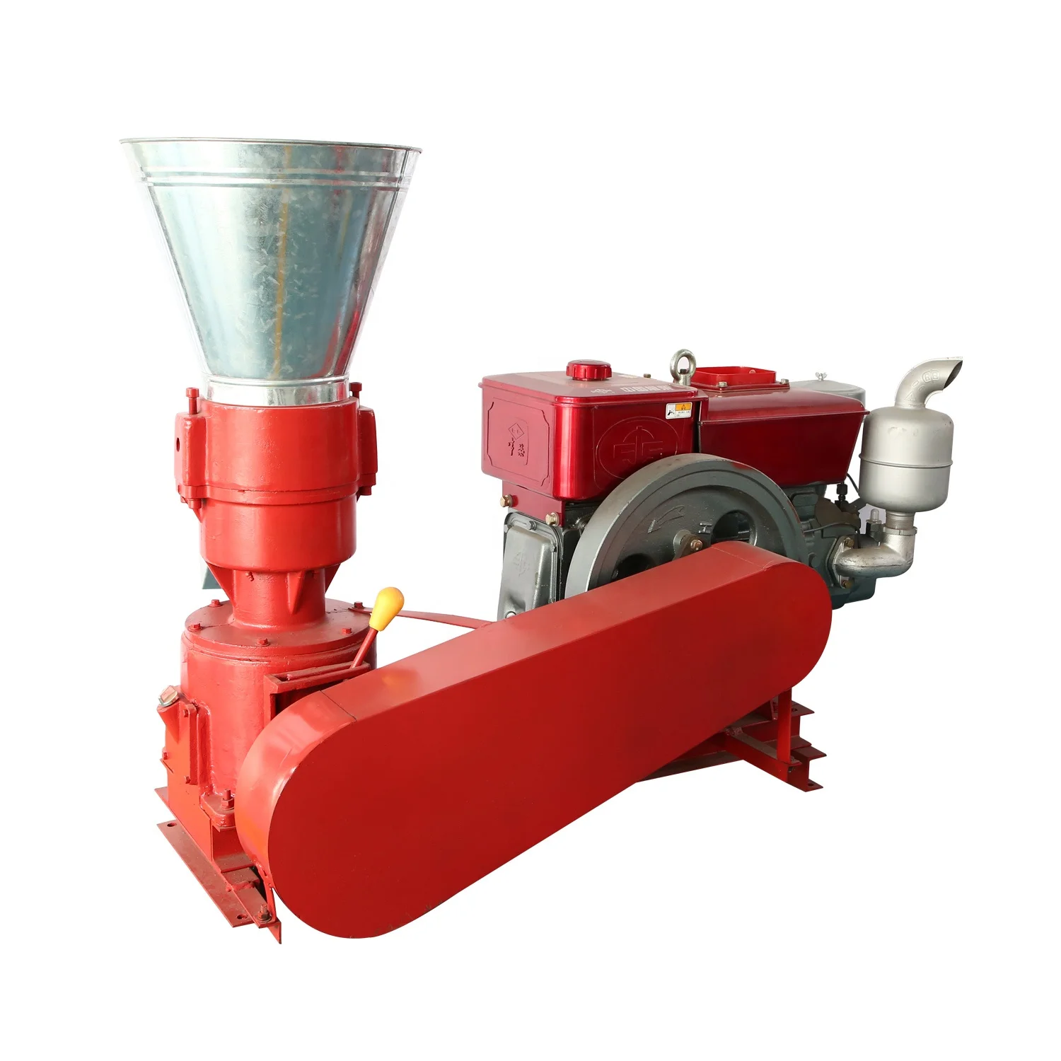 Poultry Feed Material Pressing Machine 22HP Animal Pellets Pellet Making Processing Equipment