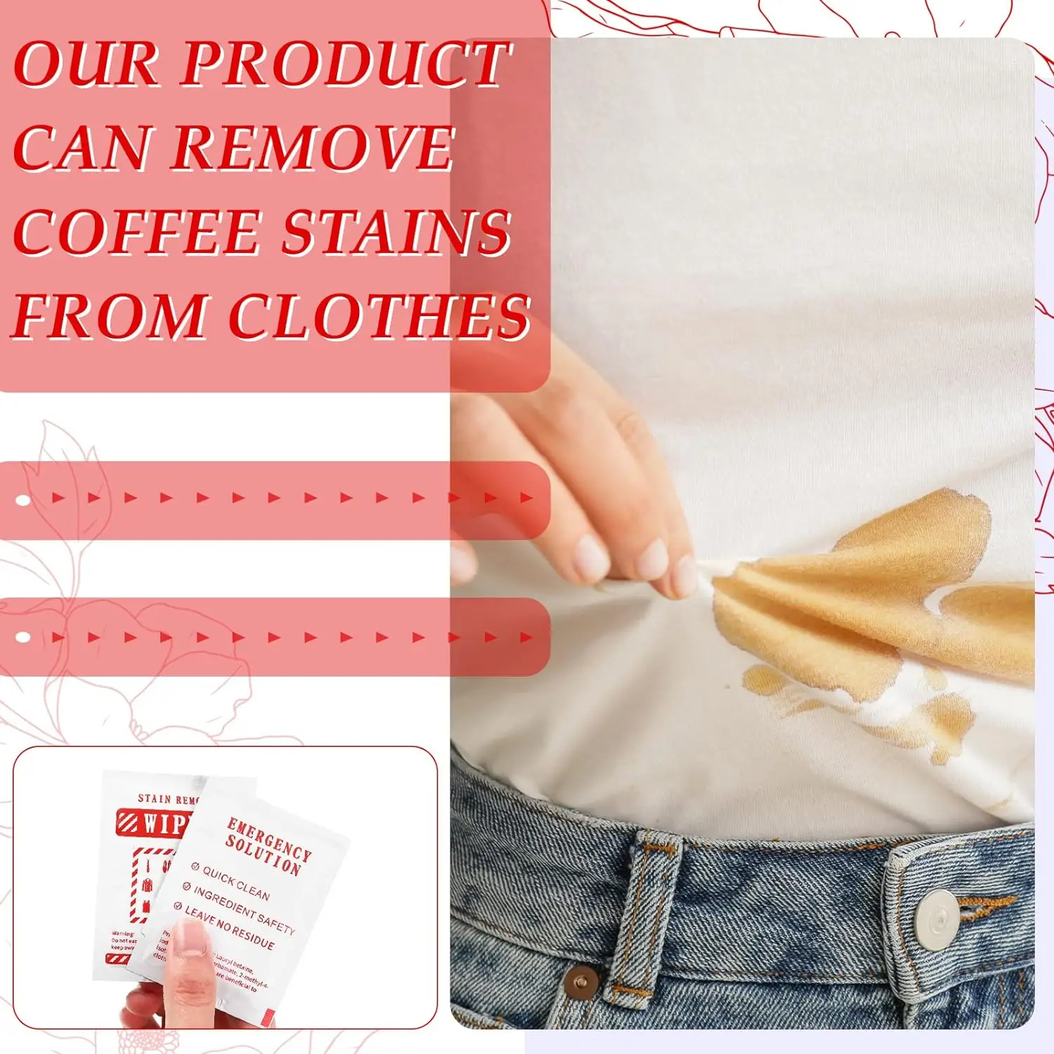 Wholesale Laundry Stain Remover Wipes Cleaning Wipes for Clothes Fabric Laundry Stain Carpet Baby Messy Eater