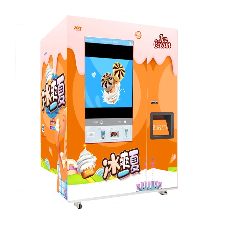 ODM/OEM convenience store frozen sucker frozen food ice cream vending machine