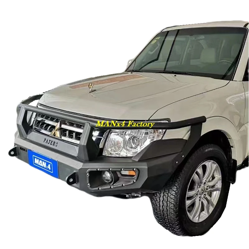 Slap-Up 4wd Steel Front Bumper Bull Bar  For Mitsubishi Pajero Montero V80 V90 V93 V97