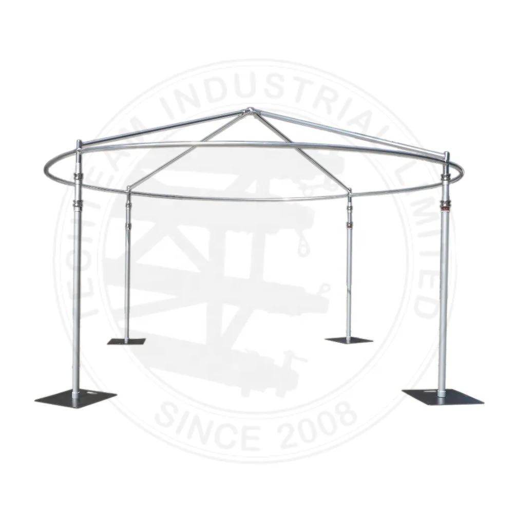 TECHTEAM Manufacturer Aluminum Adjustable Height Pipe and Drape Telescopic Ccross-bars