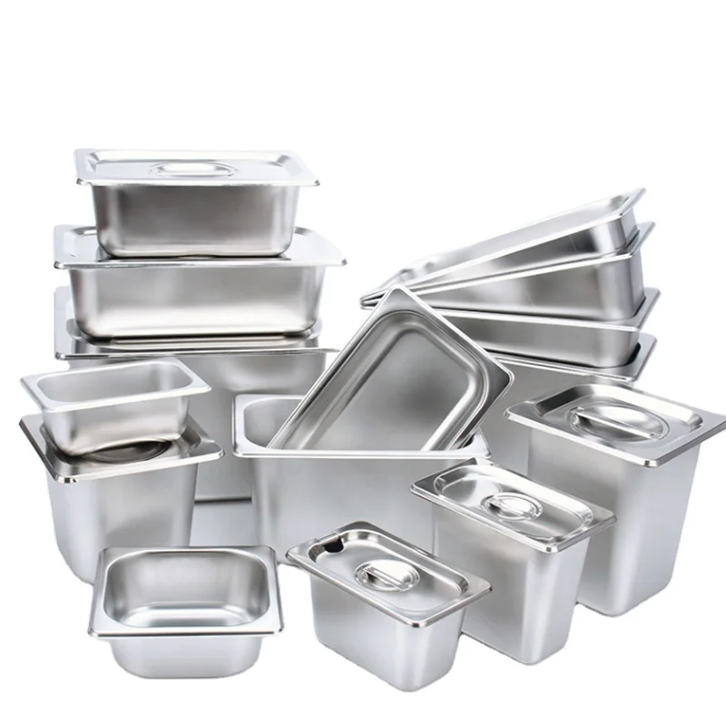 American European Standard Full Size Stainless Steel Food Container Gastronorm GN Pan For Other Hotel & Restaurant Supplies