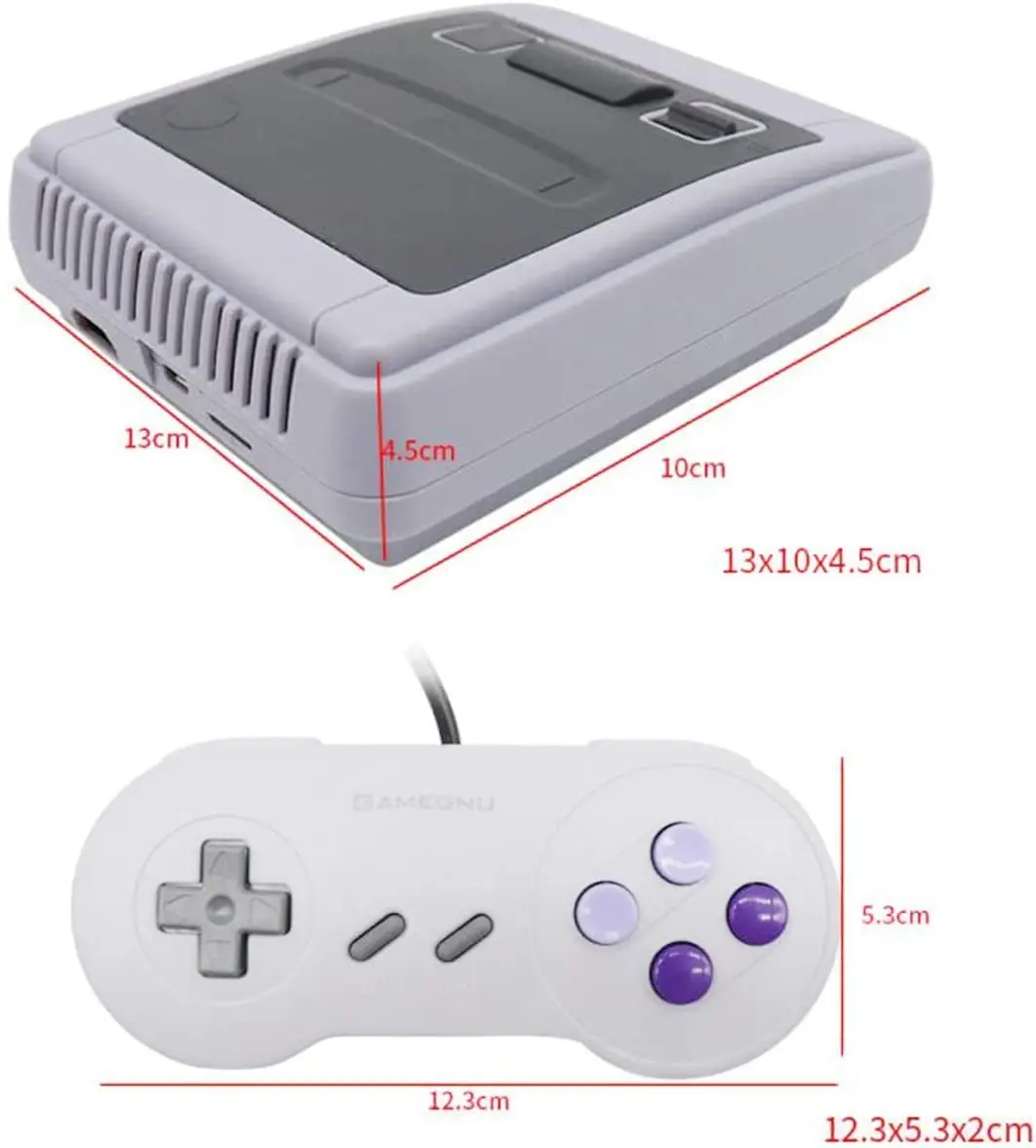Retro Game Console Built-in 621 Games and 2 Classic Controllers, HD Output Video Game