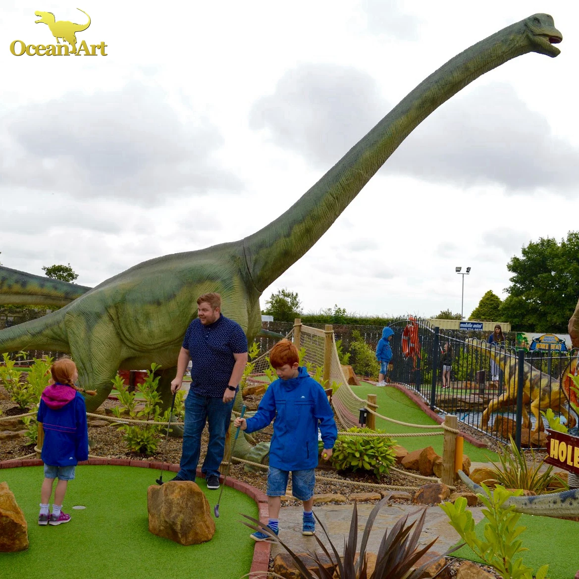 Amusement Park Life Size Robotic Dinosaur Factory Animatronic Realistic Fake Dinosaur Model