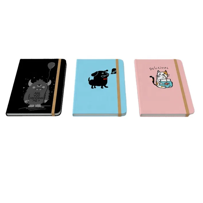 Holi School Student Waterproof Paper Printed Notebooks Hardcover Leather Customized Cheap Bulk Kairui 2021 Custom Note book A5