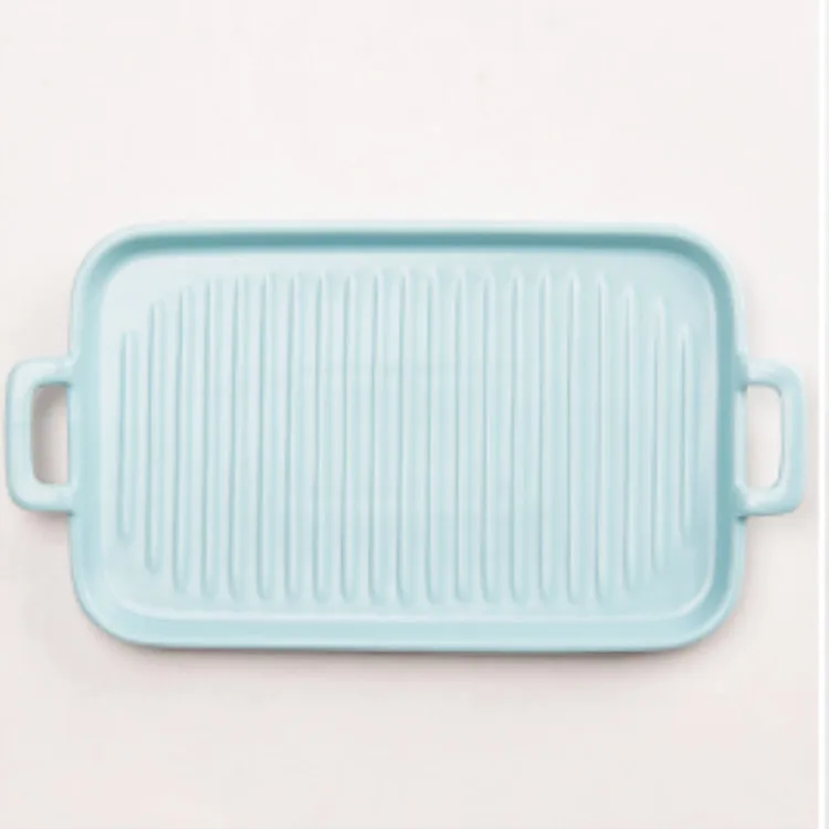 
Colorful Ceramic Baking Dish Ceramic Bakeware Microwave Bake Tray Baking Set Kitchenware With Handles 