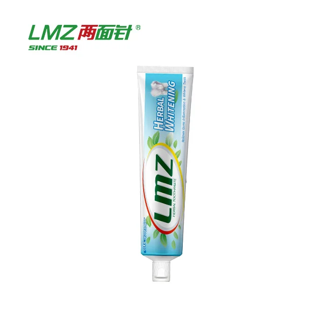 LMZ Adult Basic Care Chinese Herbal Toothpaste Fresh Mint Flavored Whitening Toothpaste for Healthy Teeth Free Sample 120g