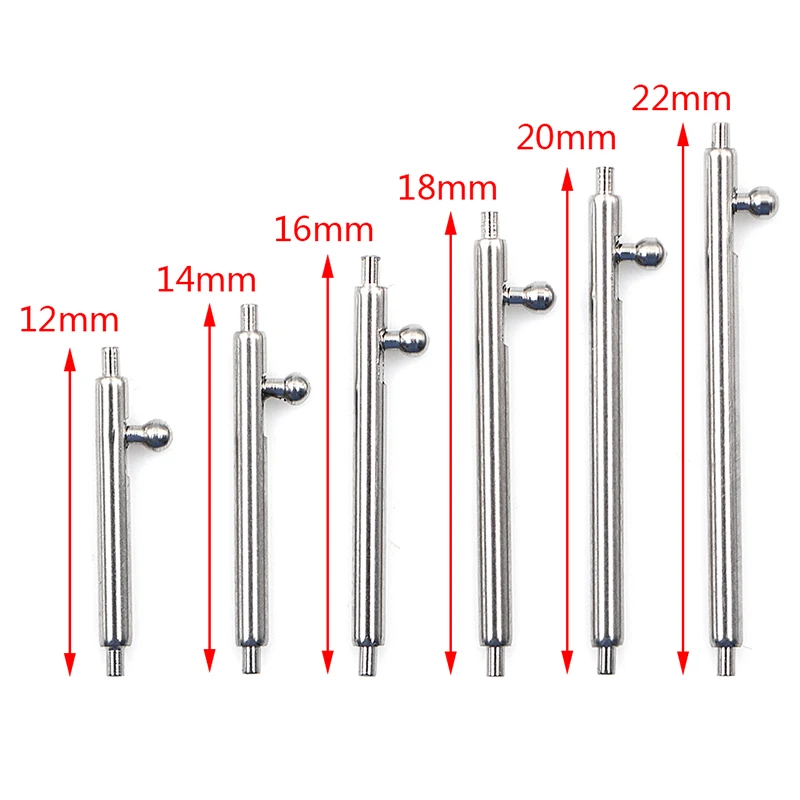 Stainless Steel Watch Strap Quick Release Spring Bar Pins Watch Repair Tool Band Pin 14mm 15 16 17 18 19 20 21 22 24mm