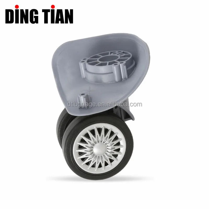 Wholesale New PP Plastic Material Spinner Wheel Suitcase Universal Rotative Travel Luggage Accessories Semi-Products SKD