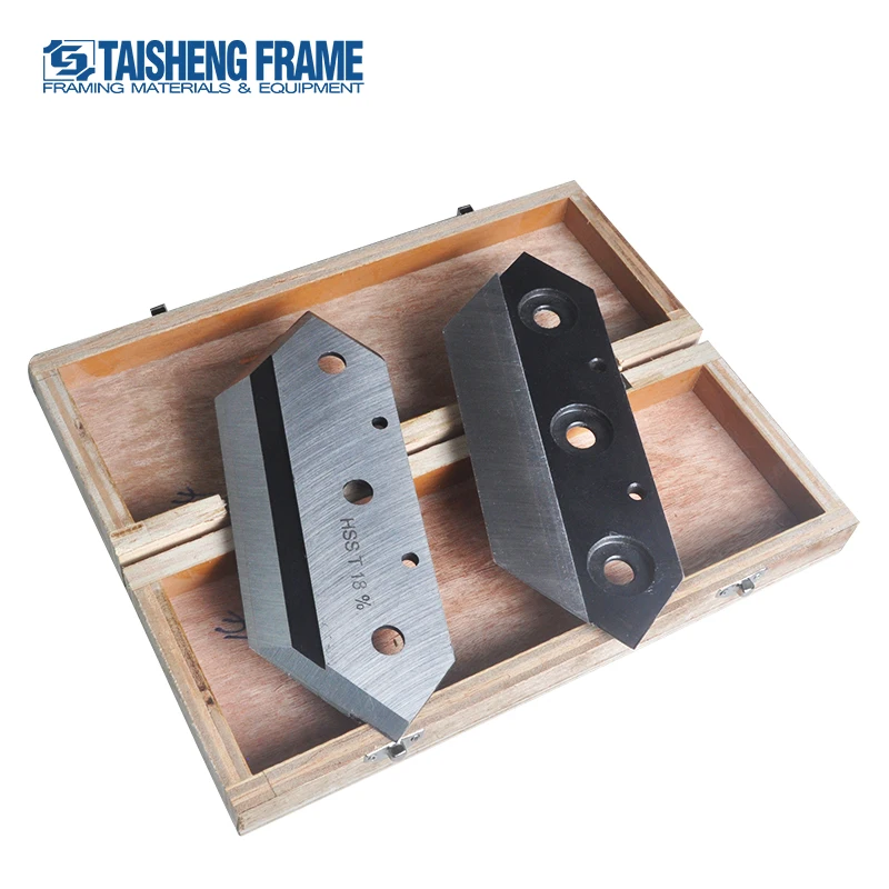 TS-B12 Stainless steel framing guilliotine blade for frame joint machine HSS saw blade for wood cutting  machine