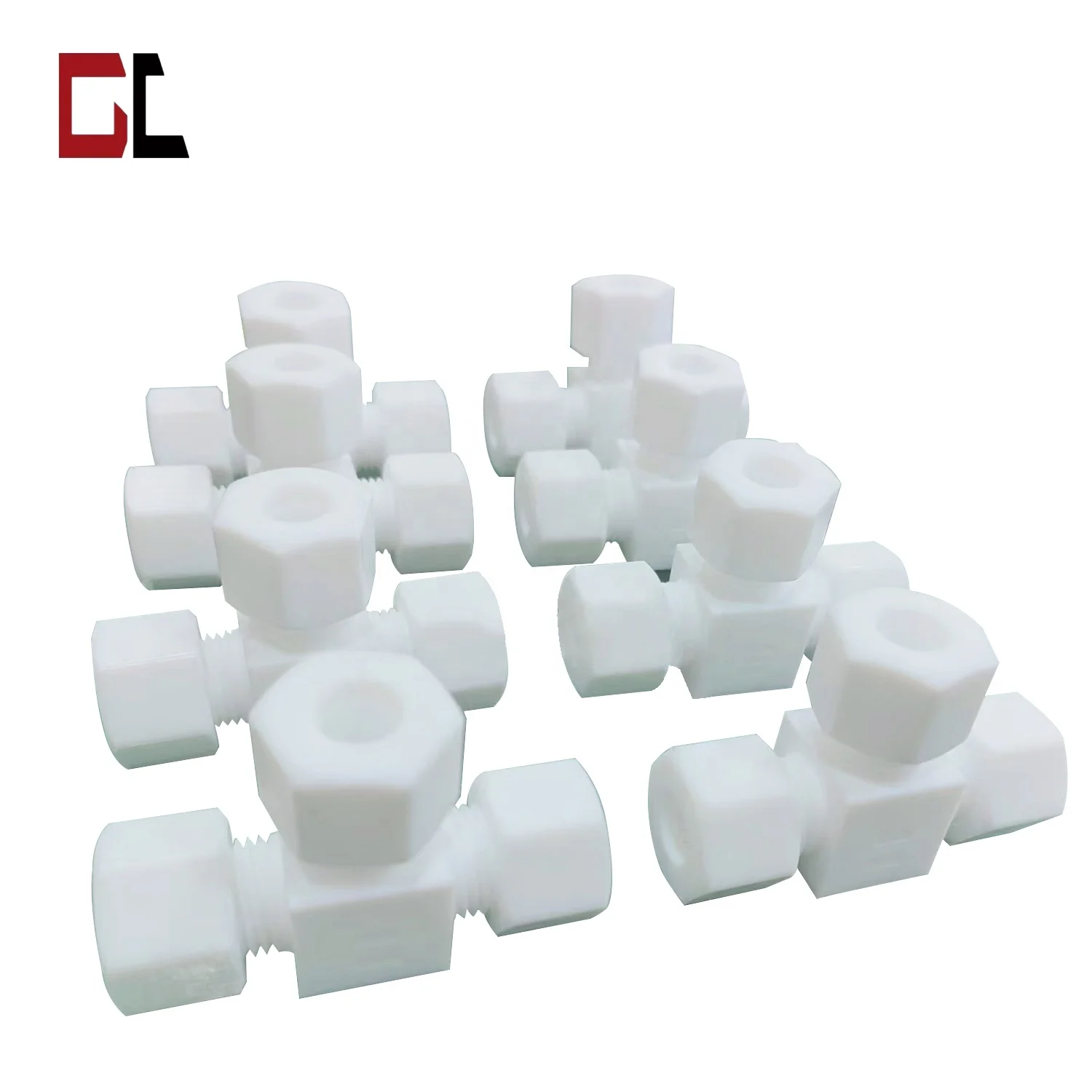 GL Custom OEM PTFE/ PFA/ FEP Diaphragm Valves PTFE Lined Ball Valve Seat