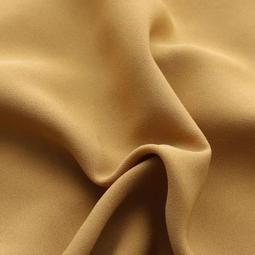 Factory Wholesale 100%polyester  Colorful Imitated Silk  Chiffon Fabric For Dress