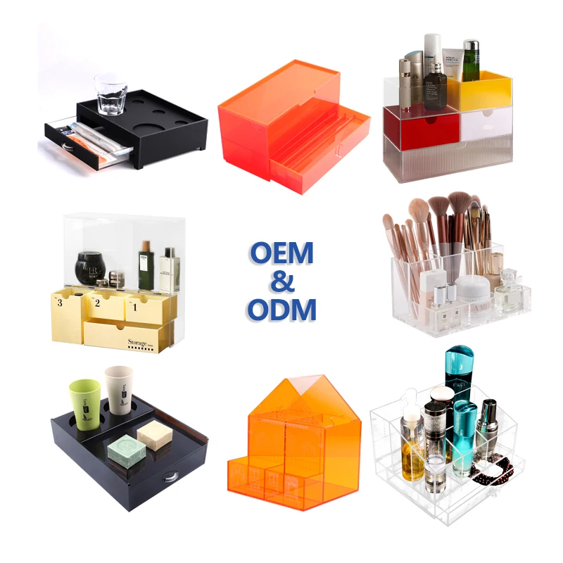 Custom Acrylic nail risers dessert earring nail stand display cigarette lipstick cosmetic brush acrylic watch display stand