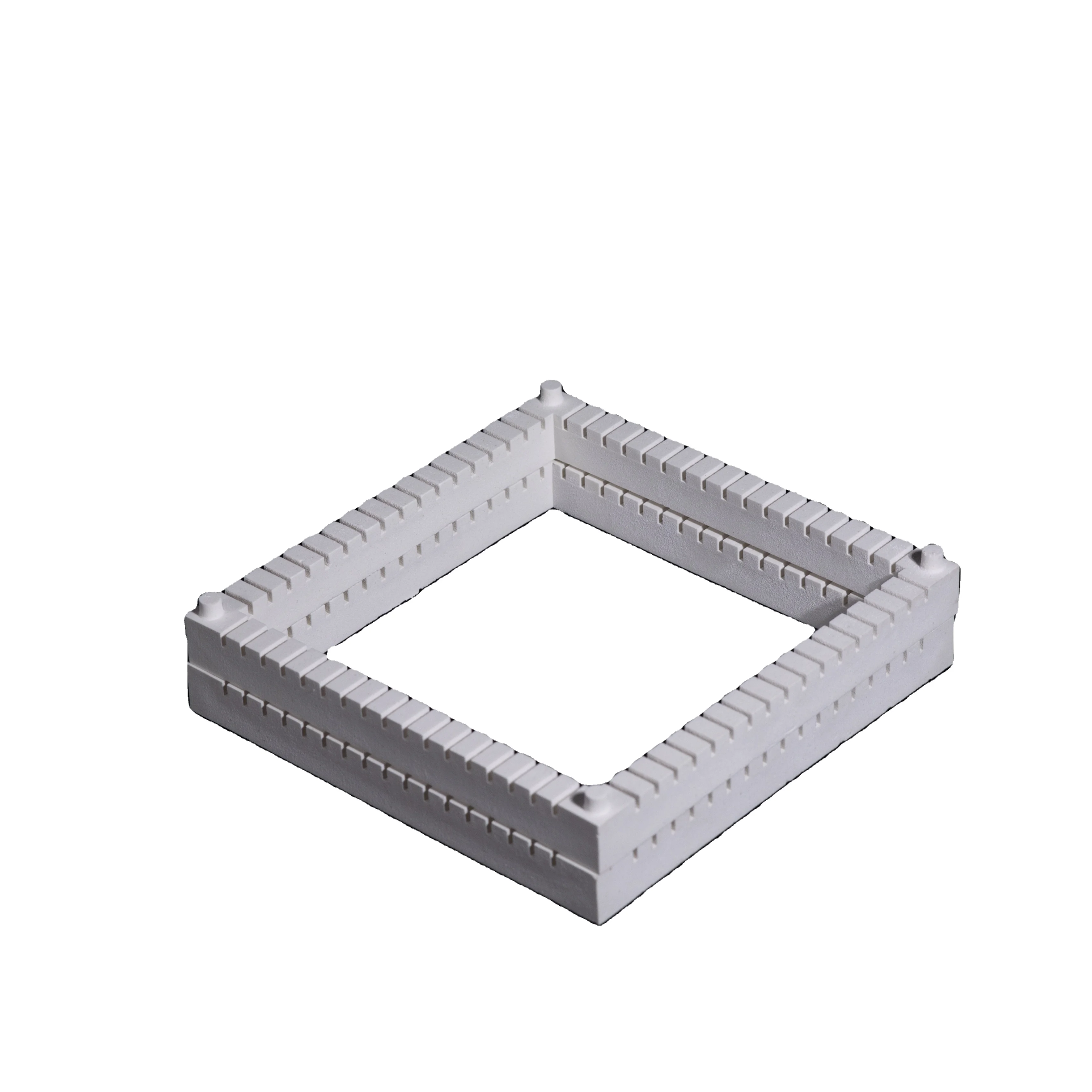 Wear Resisting High Temperature Heat Resisting 95 99 Al2o3 ZrO2 Steatite Cordierite Ceramic Square plate Frame sheet substrade