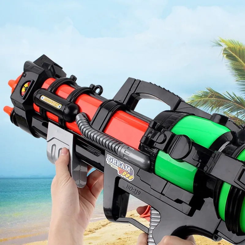 Wholesale kids outdoor toy pistol kids play water park water plastic bullet blaster spray gun toys