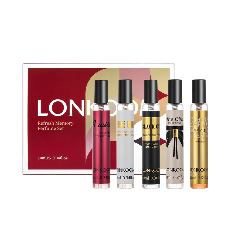 Оригинальная Подарочная мини-коробка для духов LONKOOM мужчин и женщин духи принимаем индивидуальные этикетки