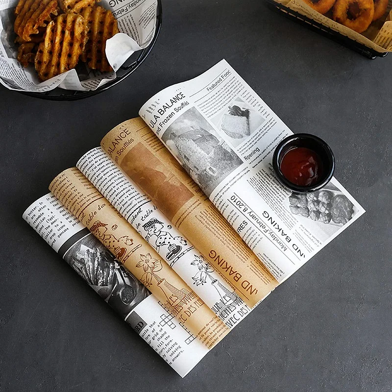 Greaseproof Paper Sheets Deli Paper For Food Custom Food Wrapping Paper