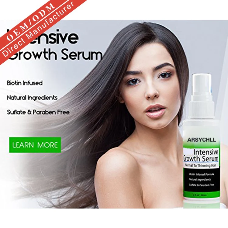 OEM China Men Product Hair Loss Treatment Natural Organic Hair Growth Serum