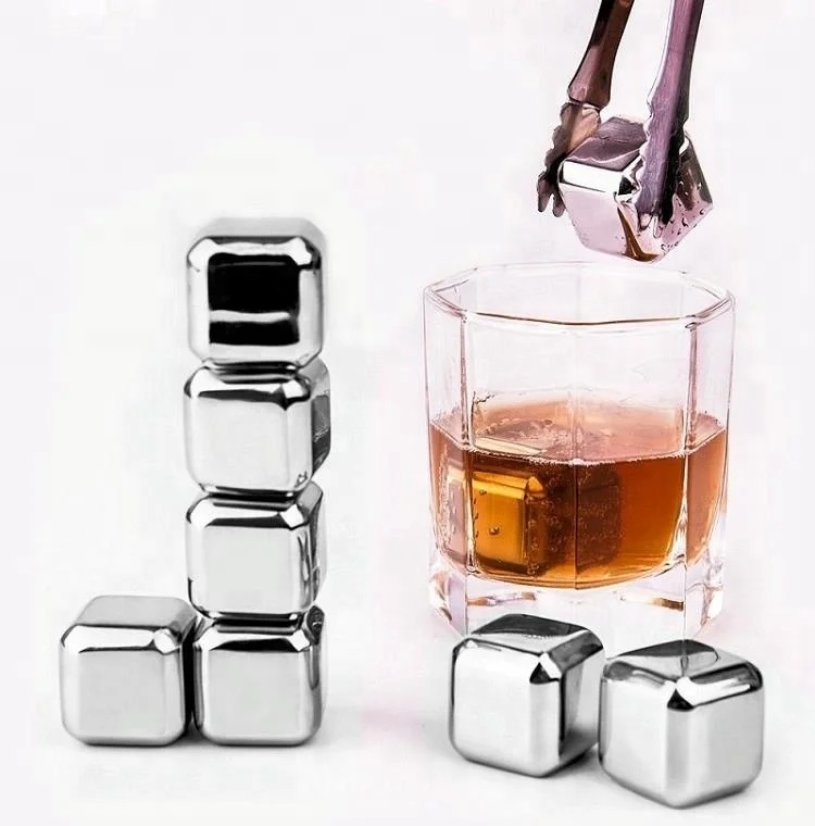 Hot Selling Products Wine Accessories Gift Set Ice Cube Customized Whiskey Stone Wine Cooler Reusable Ice Stone