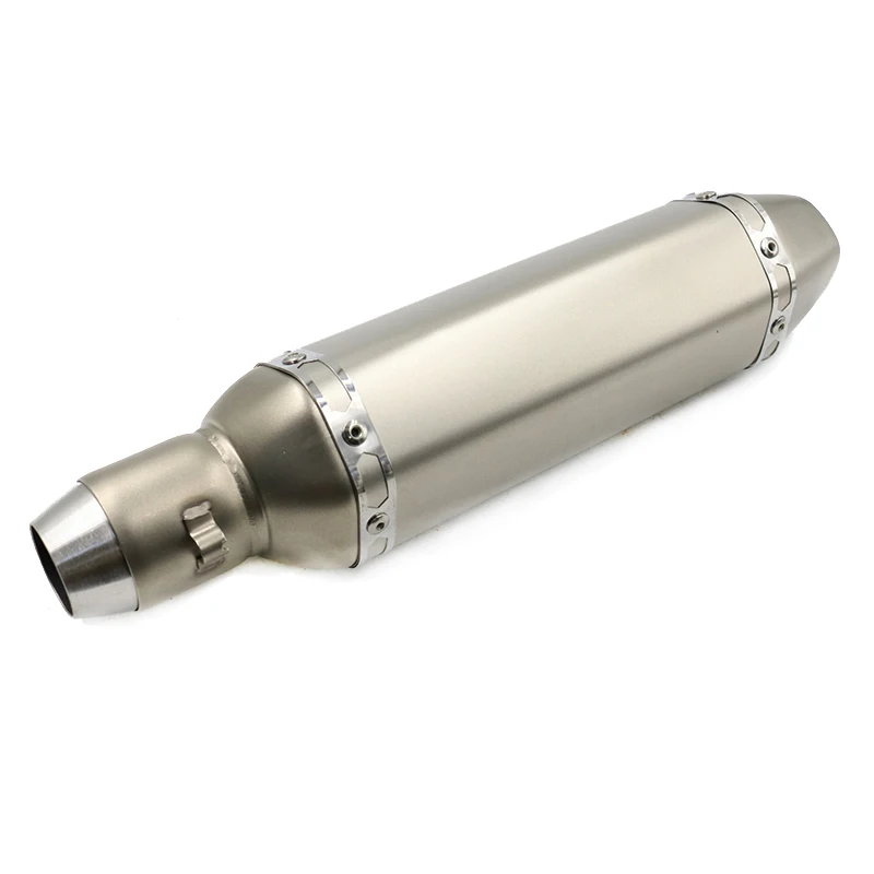 51mm Motorcycle Exhaust Racing Modify atv Exhaust Muffler For FZ6 CBR250 CB600 MT07 Dirt Bike Exhaust