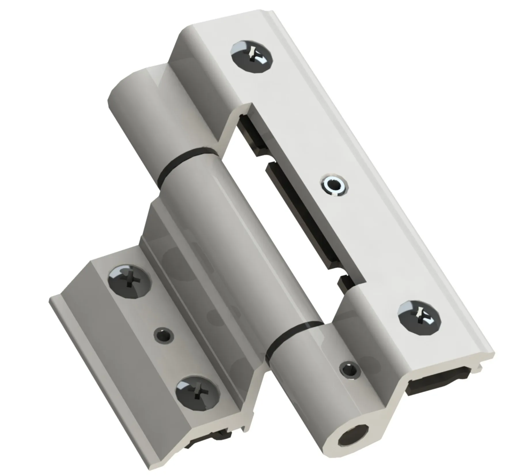 kng durable  window hardware accessories  aluminum powder coating three-wing hinge