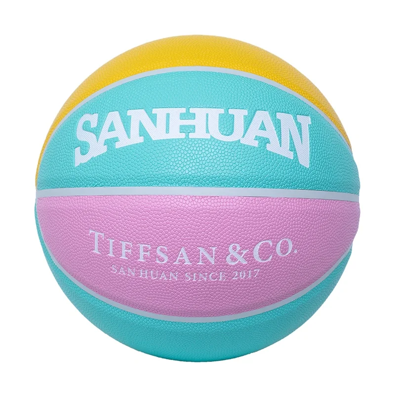 Aolan  multicolor Custom Rubber Basketball Ball Factory Price Indoor Size 7 customization  Basketball