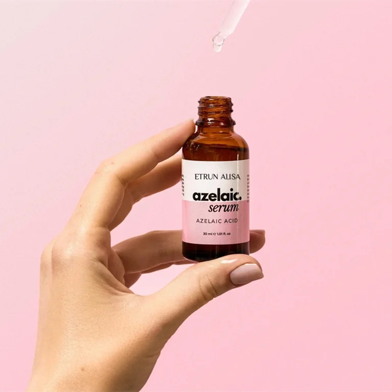 ETRUN ALISA Private Label Natural Azelaic Acid Serum Anti-redness Acne Reduces Hyperpigmentation Spots Controls Sebum Serum