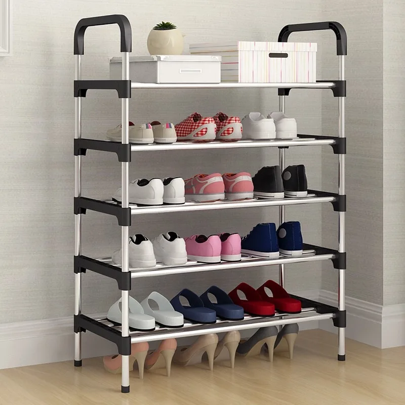 2023 new multi-layer simple household shoe rack dustproof shoe rack cabinet household shoe storage rack