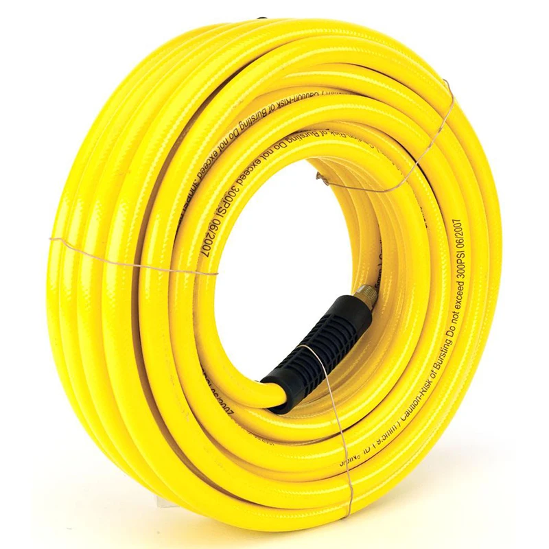 PVC Spray Hose Tubing Air Hose Flexible Conveying Oil Gas Air Compressor Hose Pipe Black