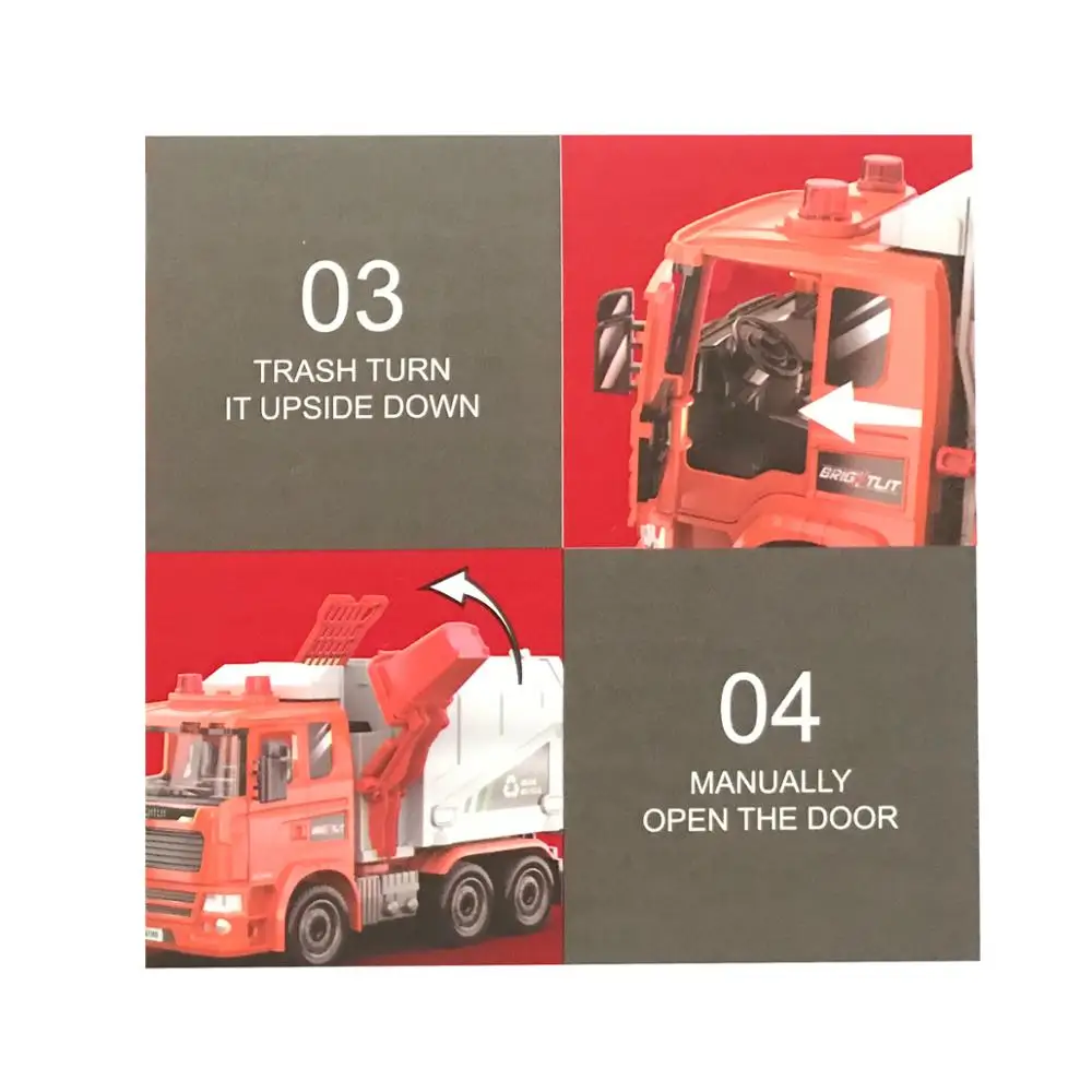 DIY toy whole sale Assembly Truck 109pcs Environmental Protection Vehicles with music lighting intelligent Toys For Kids Gift