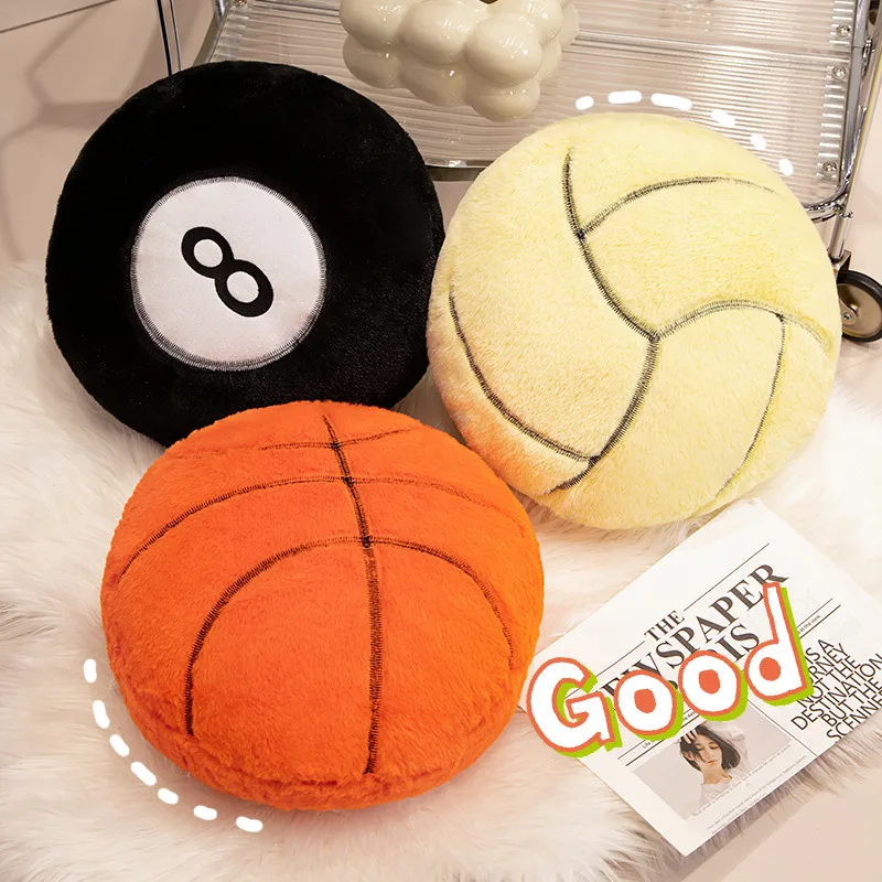 Creative Football Cushion Pillow Plush Keychain Pendant Stuffed Country Ball Plush Pillow