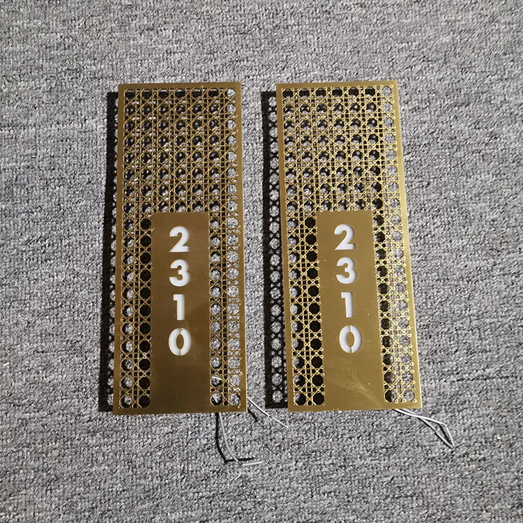 Nonluminous Acrylic Led Room Number Door Signs With ADA Braille