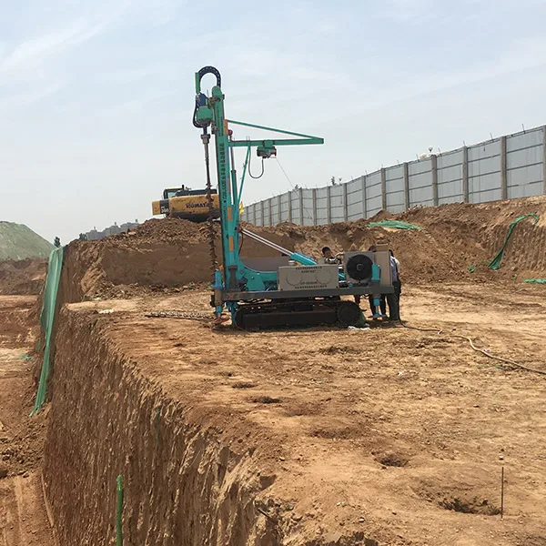 Crawler Hydraulic Control Anchor Jet Grouting Drilling Rig For Geotechnical Foundation