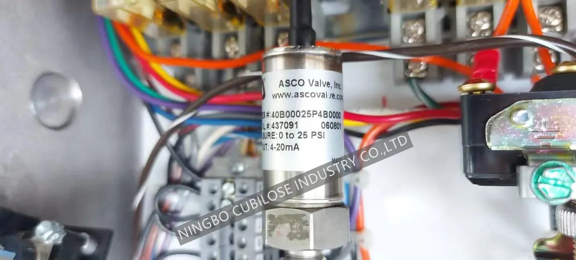 Instead for ASCO Valve 40B00025P4B0000 437091 0 TO 25 PSI 4-20mA