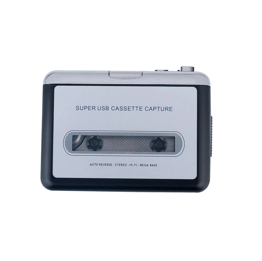 Super Portable USB Audio Cassette Tape Converter 12 Speed Cassette Tape Player