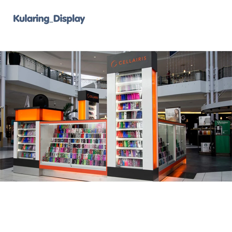 Mobile Phone Shop Display Fixture Display Showcase Cell Phone Repair Store Displays For Shopping Mall Cellphone Repair Kiosk