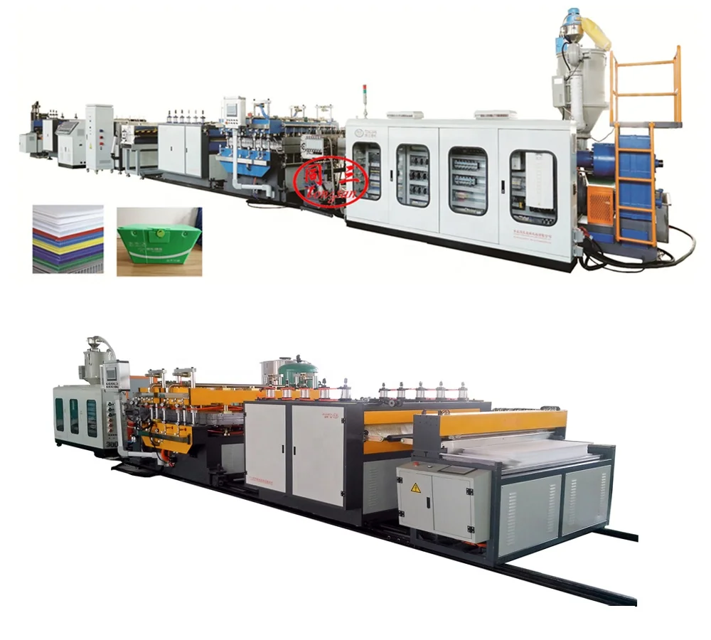 High Quality PC PE PP Hollow Grid Plate corrugated sheet Extrusion line with  best price