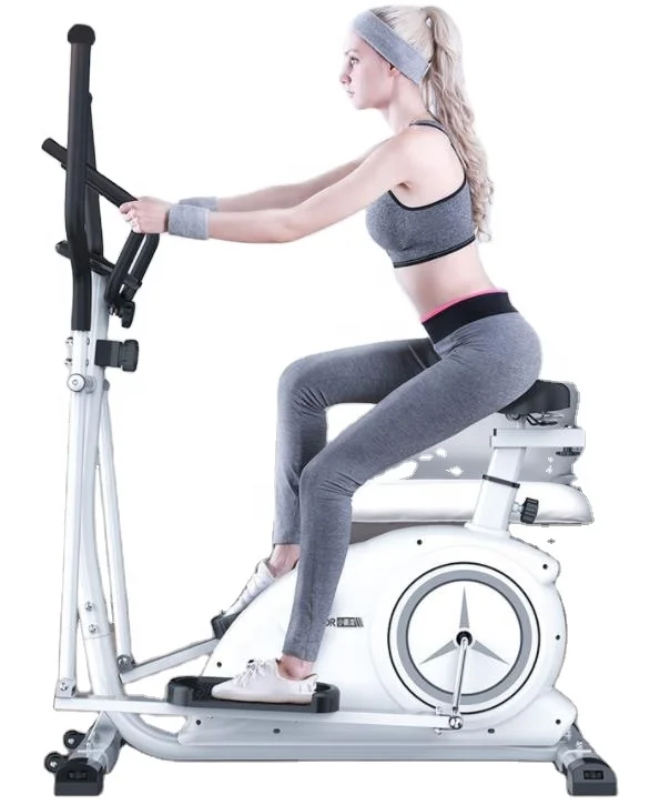 Wholesale Cheap Silent Indoor Fitness Equipment  Magnetron Elliptical Trainer