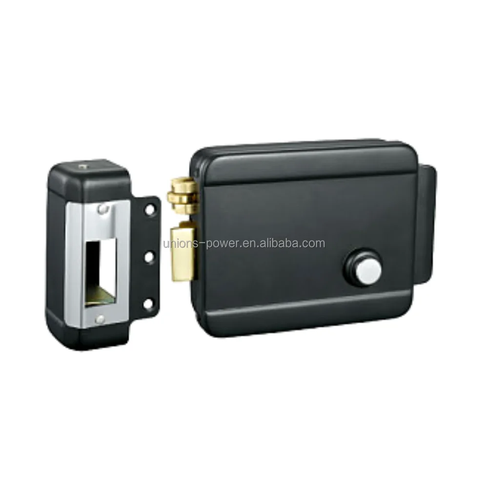 Access Control Low Consumption Electric Rim Lock Mechanical Combination Electronic Door Lock