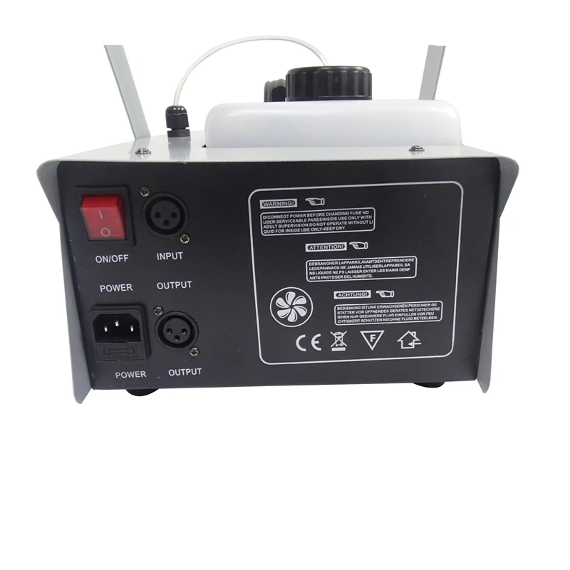 1500 Вт DMX512/пульт дистанционного управления DJ противотуманная машина спрей для свадебных украшений металлический материал
