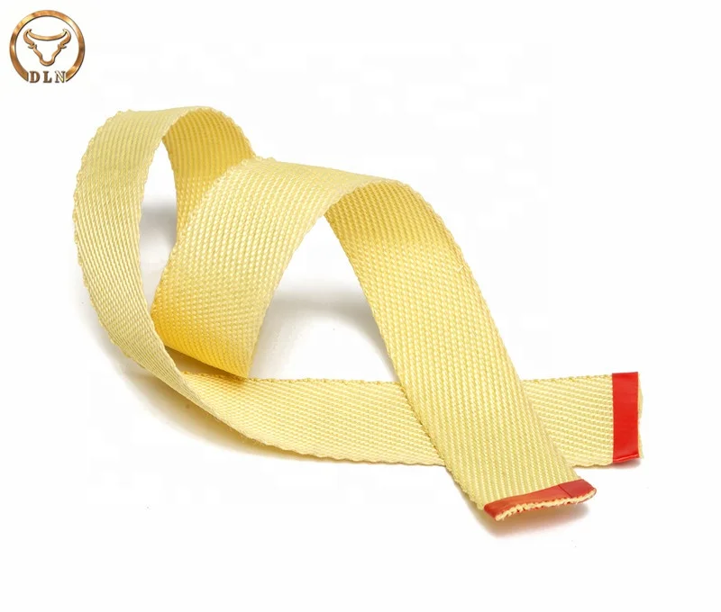 
high temperature resistant heat insulating Para-aramid safety braided tape 