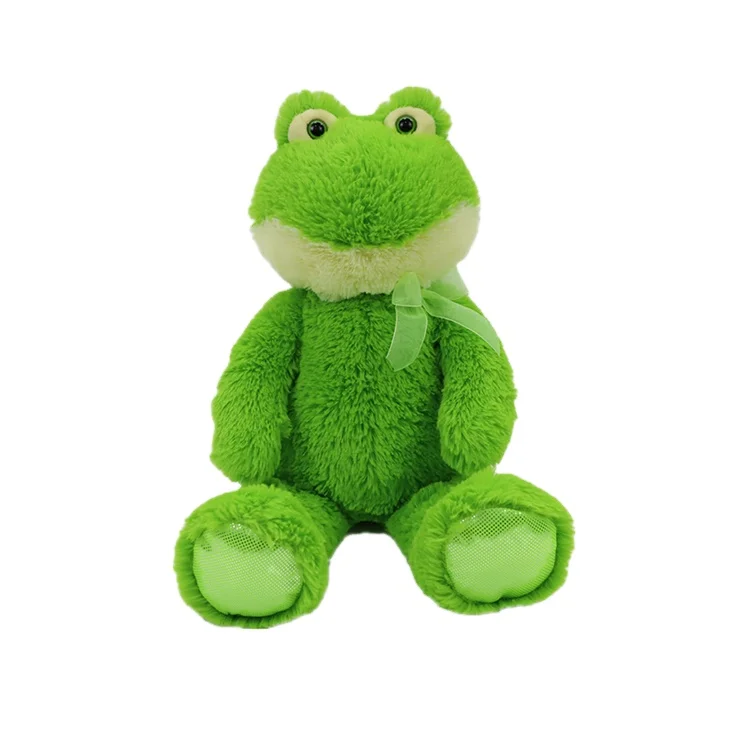 Factory Direct High Quality Custom Frog Toys Green Kawaii Frog Plush Animal Baby Plush Toy