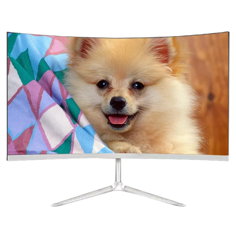 Hot sales 24 inch fhd screen monitor ips 75hz 1080p curved portable computer monitor computer hardware & software