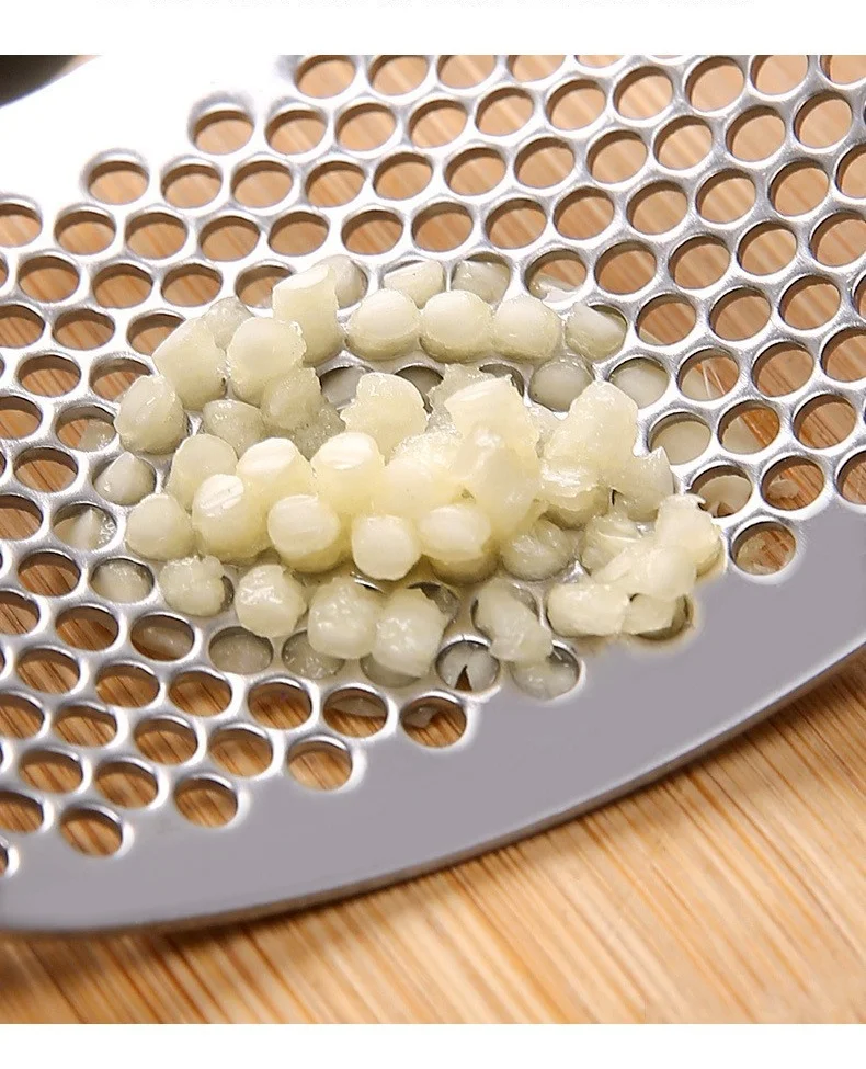 Kitchen Tools Household Accessories Ring Garlic Press Manual Beater Stainless Steel Garlics Masher Garlic Pounder