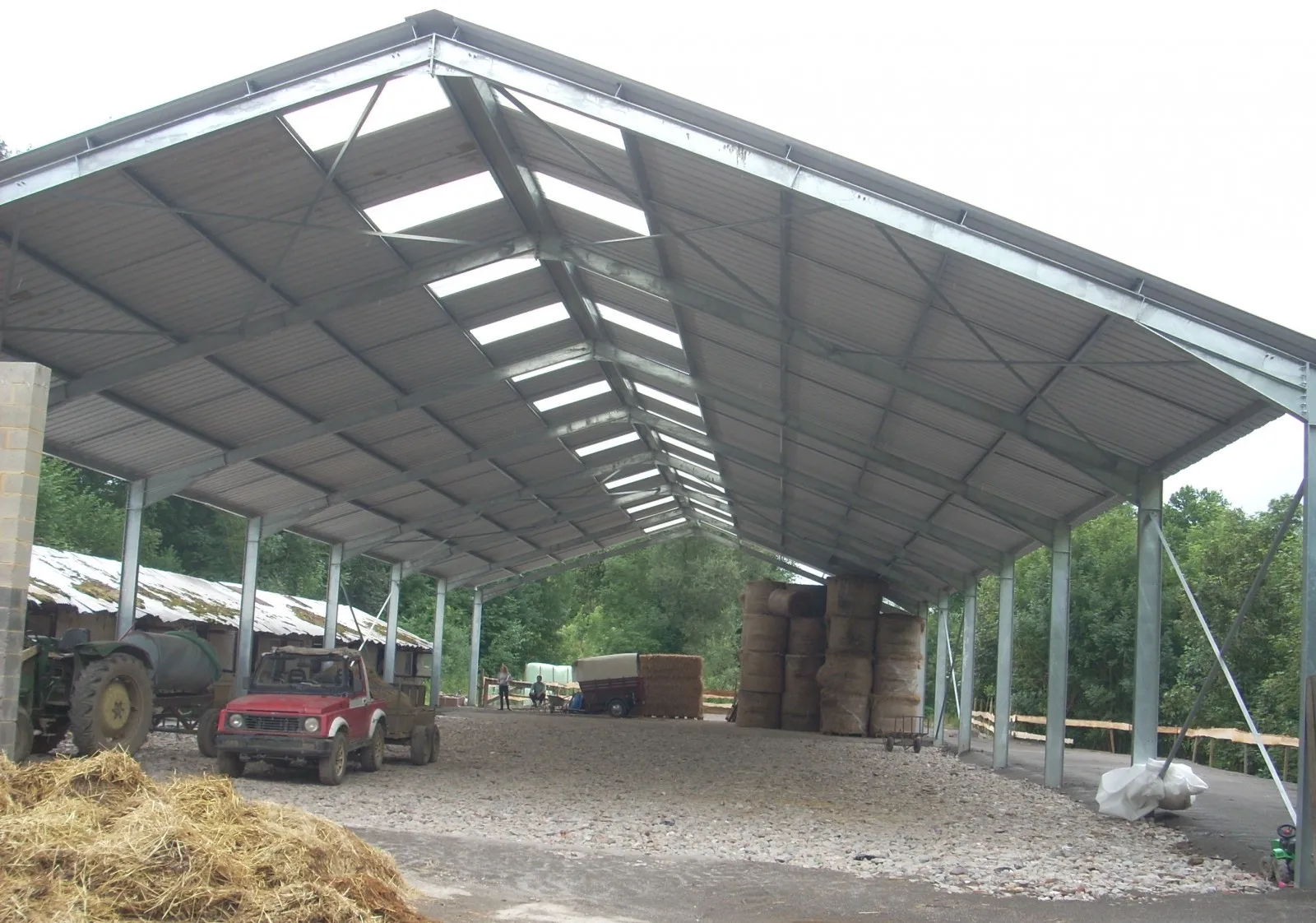 Китайская промышленная конструкция, легкий каркас, стальная конструкция, сборный каркас для хранения